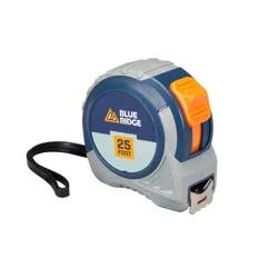 Blue Ridge Tools 25' Tape Measure: 25 ft Measuring Tape, Plastic & Steel, Rulers & Measuring Tools, 1 Year Warranty