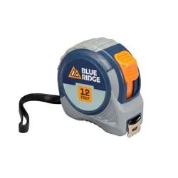 Blue Ridge Tools 12' Tape Measure: Plastic & Steel, 12ft Range, Rulers & Measuring Tools, No Battery Needed