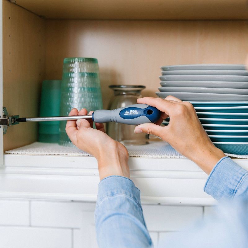 slide 3 of 4, Blue Ridge Tools 2 x 4" Phillips Screwdriver: Steel & Plastic, 1 Year Warranty, Lightweight, Compact Design, 1 ct