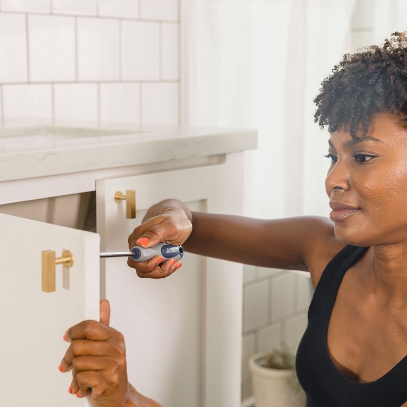 slide 4 of 4, Blue Ridge Tools 2 x 4" Phillips Screwdriver: Steel & Plastic, 1 Year Warranty, Lightweight, Compact Design, 1 ct