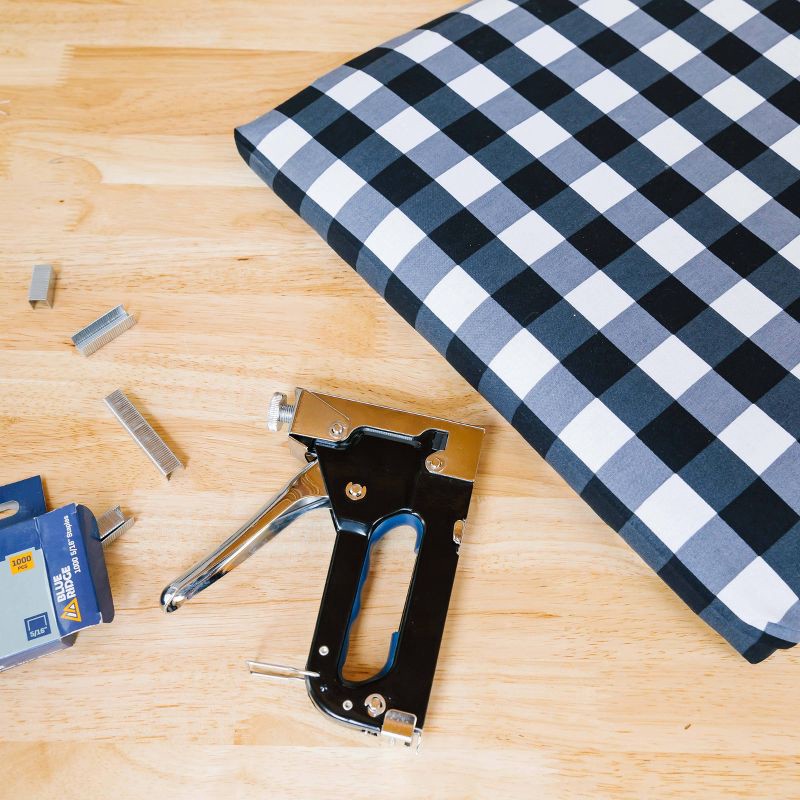 slide 7 of 9, Blue Ridge Tools BLUE RIDGE Staple Gun Fastening Tools: Steel, Non-Powered, 1-Year Warranty, 6.1" Height, 0.92 lbs, Staple Sizes, 1 ct