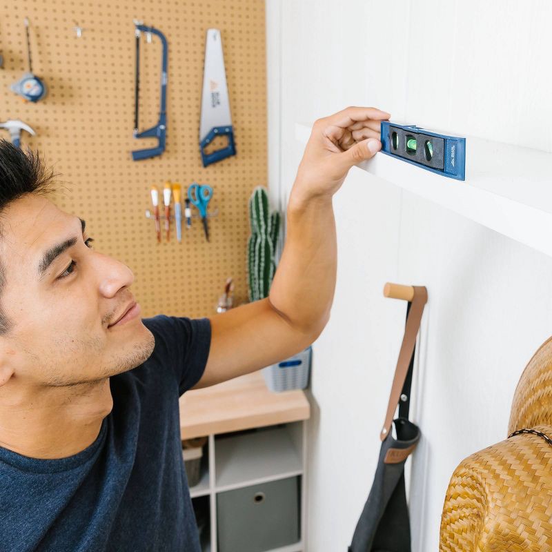 slide 3 of 5, Blue Ridge Tools 9" Torpedo Level: Plastic Leveling Tool for Walls & Pictures, 1 Year Warranty, 1 ct