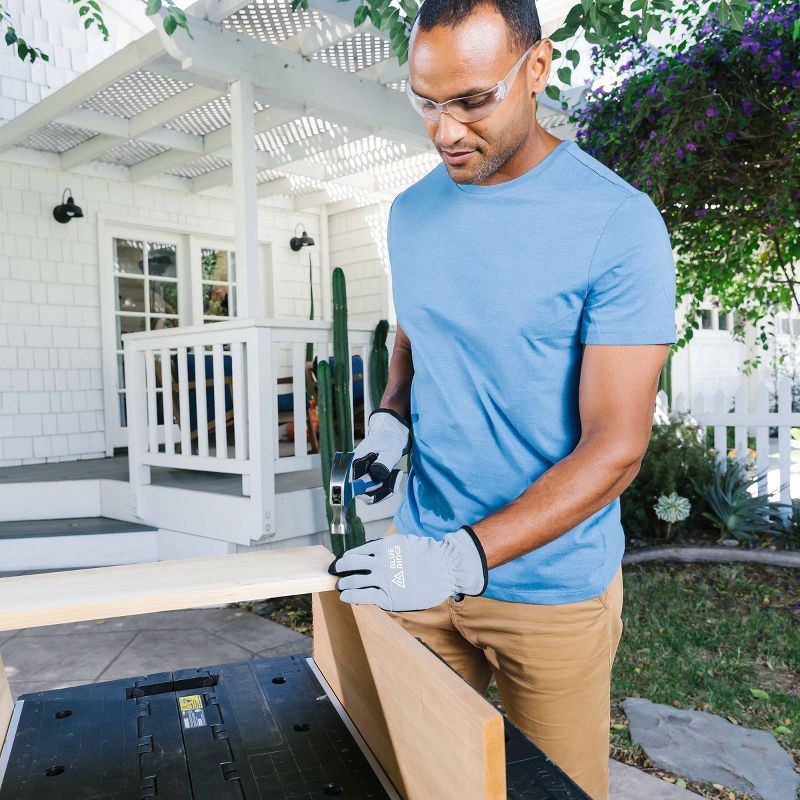 slide 5 of 8, Blue Ridge Tools 10oz Claw Hammer: Steel & Plastic, 1.32 lbs, 1 Year Warranty, 11.81" Height, 4.72" Width, 10 oz, 1.32 lb