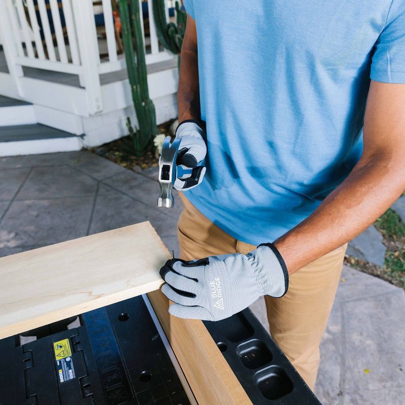 slide 6 of 8, Blue Ridge Tools 10oz Claw Hammer: Steel & Plastic, 1.32 lbs, 1 Year Warranty, 11.81" Height, 4.72" Width, 10 oz, 1.32 lb