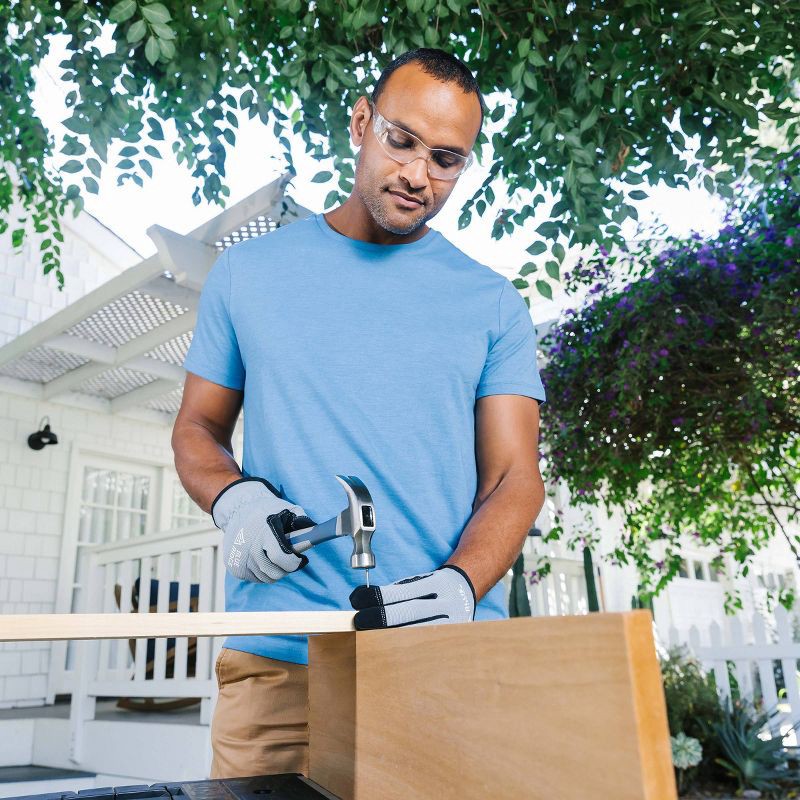 slide 7 of 8, Blue Ridge Tools 10oz Claw Hammer: Steel & Plastic, 1.32 lbs, 1 Year Warranty, 11.81" Height, 4.72" Width, 10 oz, 1.32 lb