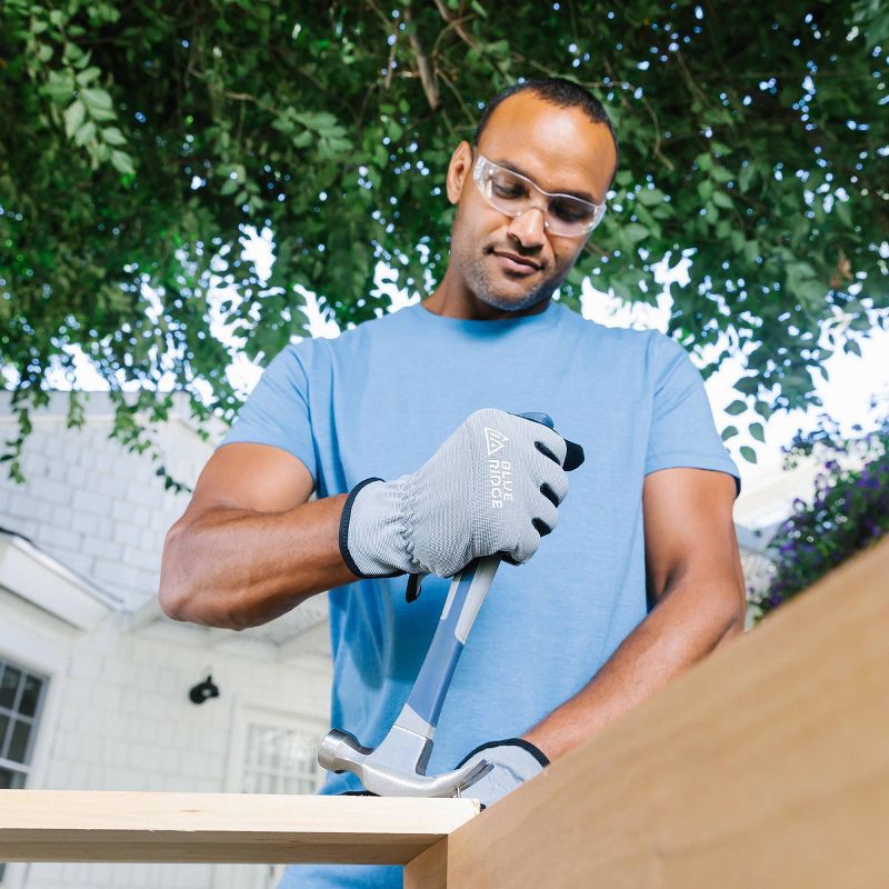 slide 8 of 8, Blue Ridge Tools 10oz Claw Hammer: Steel & Plastic, 1.32 lbs, 1 Year Warranty, 11.81" Height, 4.72" Width, 10 oz, 1.32 lb