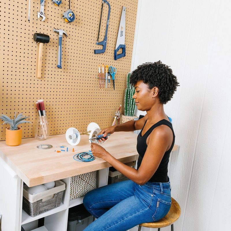 slide 2 of 10, Blue Ridge Tools 6" Long Nose Pliers: Needle Nose, Jewelry Tool, 1 Year Warranty, Steel & Plastic, 4" Handle Length, 1 ct