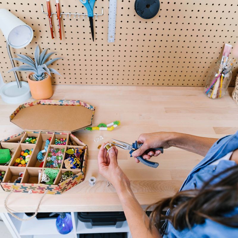 slide 8 of 10, Blue Ridge Tools 6" Long Nose Pliers: Needle Nose, Jewelry Tool, 1 Year Warranty, Steel & Plastic, 4" Handle Length, 1 ct