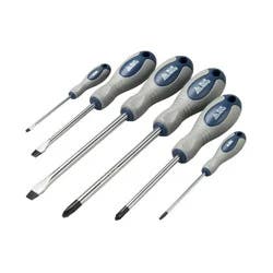 Blue Ridge Tools Blue Ridge 6pc Household Screwdriver Set Blue