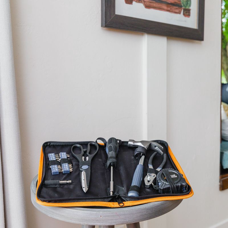 slide 3 of 14, Blue Ridge Tools 27pc Essential Tool Kit: Small Tool Kit with Screwdrivers, Pliers & Scissors for Dorm Use, 27 ct