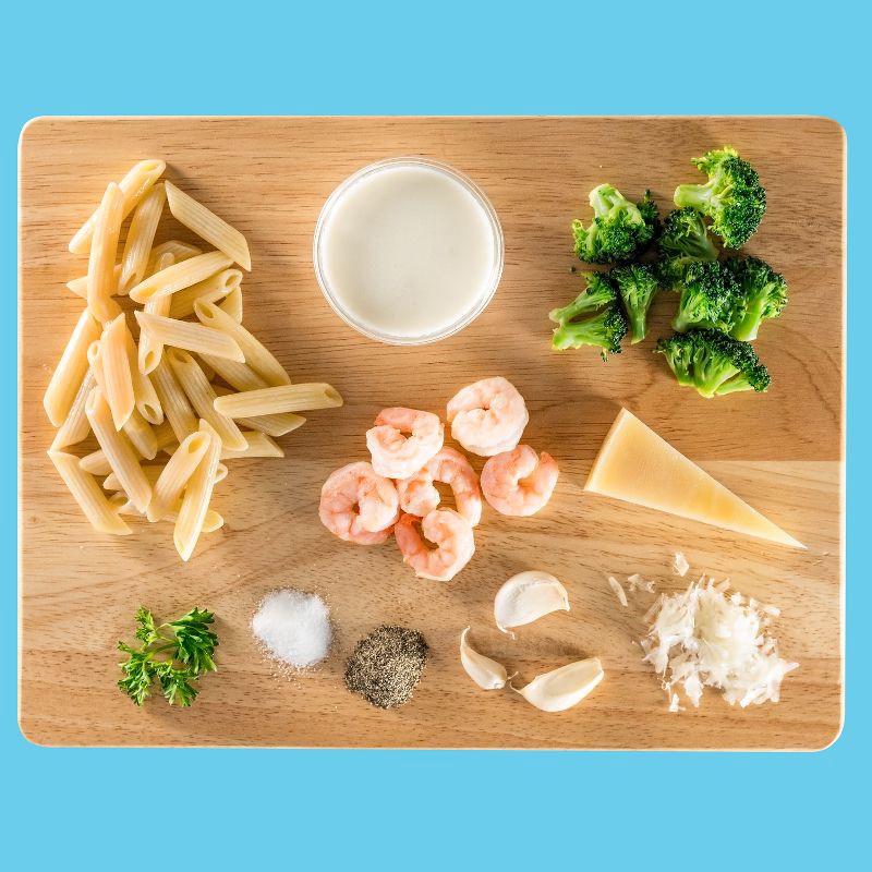 slide 3 of 7, Scott & Jon's Shrimp Alfredo Pasta Bowl Frozen Meal - 9.6oz, 9.6 oz