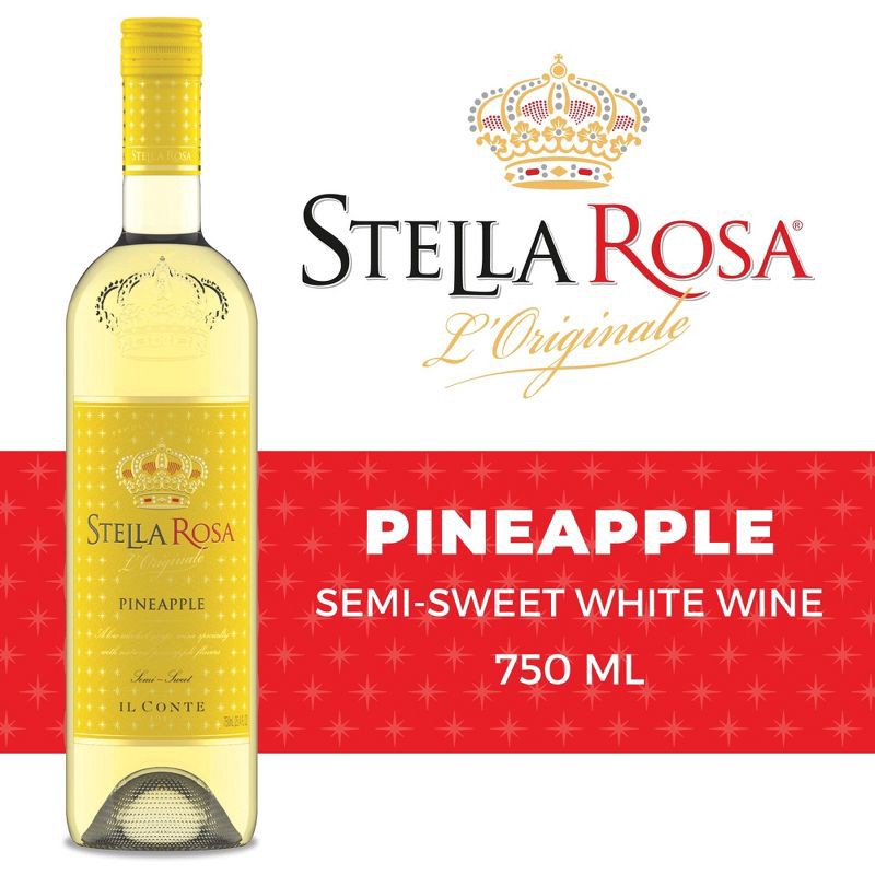 slide 2 of 13, Stella Rosa Pineapple White Wine - 750ml Bottle, 750 ml