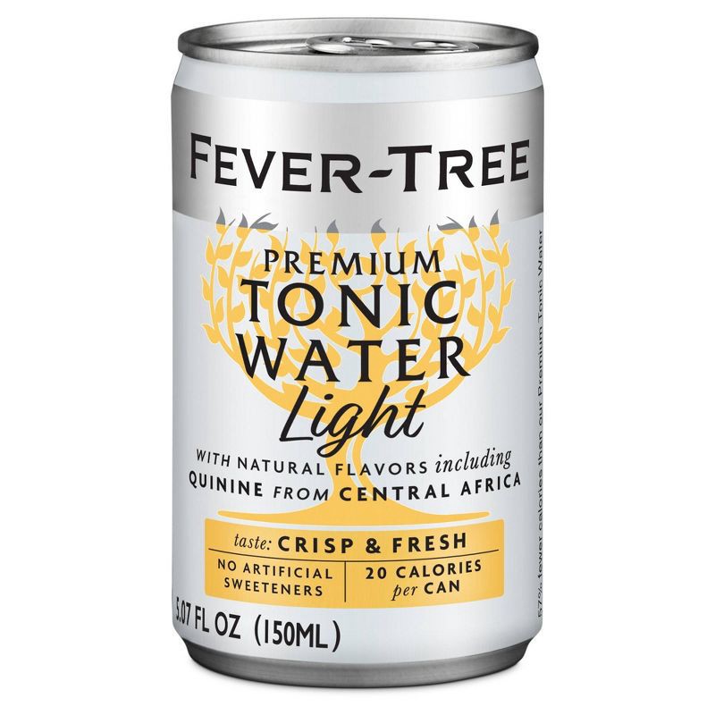 slide 3 of 5, Fever-Tree Refreshingly Light Tonic Water - 8pk/150ml Cans, 8 ct; 150 ml