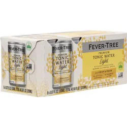Fever-Tree Refreshingly Light Tonic Water - 8pk/150ml Cans