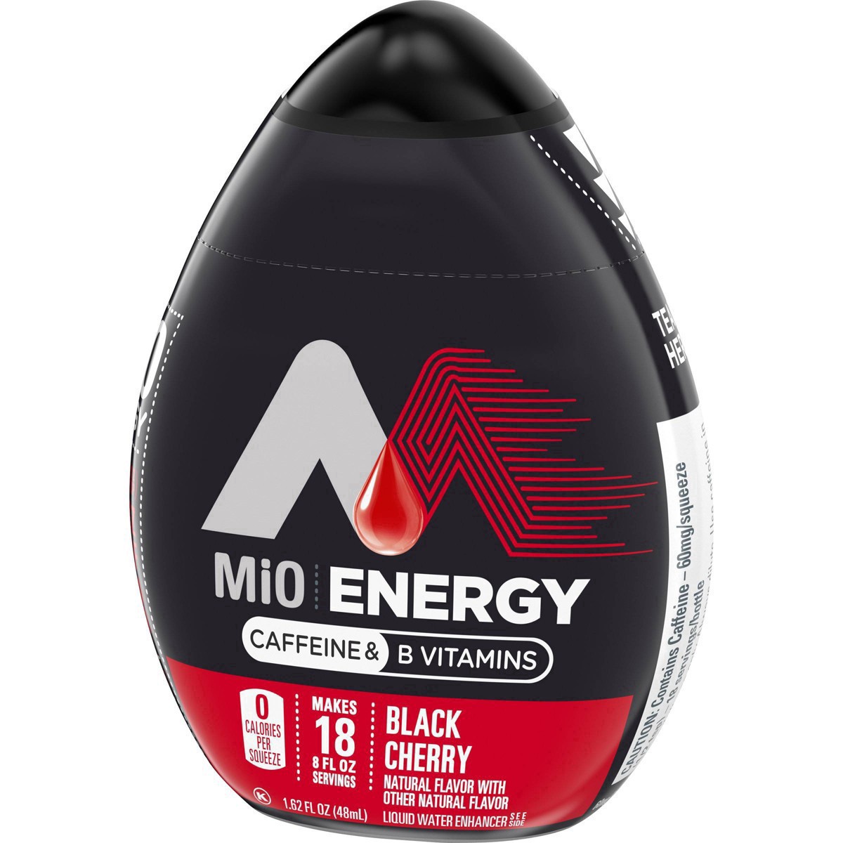 slide 21 of 90, MiO Energy Black Cherry Naturally Flavored Liquid Water Enhancer with Caffeine & B Vitamins - 1.62 fl oz, 1.62 fl oz