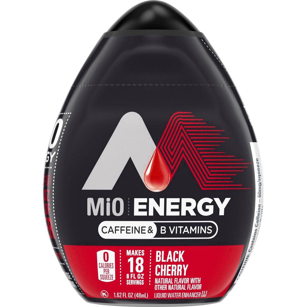 slide 57 of 90, MiO Energy Black Cherry Naturally Flavored Liquid Water Enhancer with Caffeine & B Vitamins - 1.62 fl oz, 1.62 fl oz