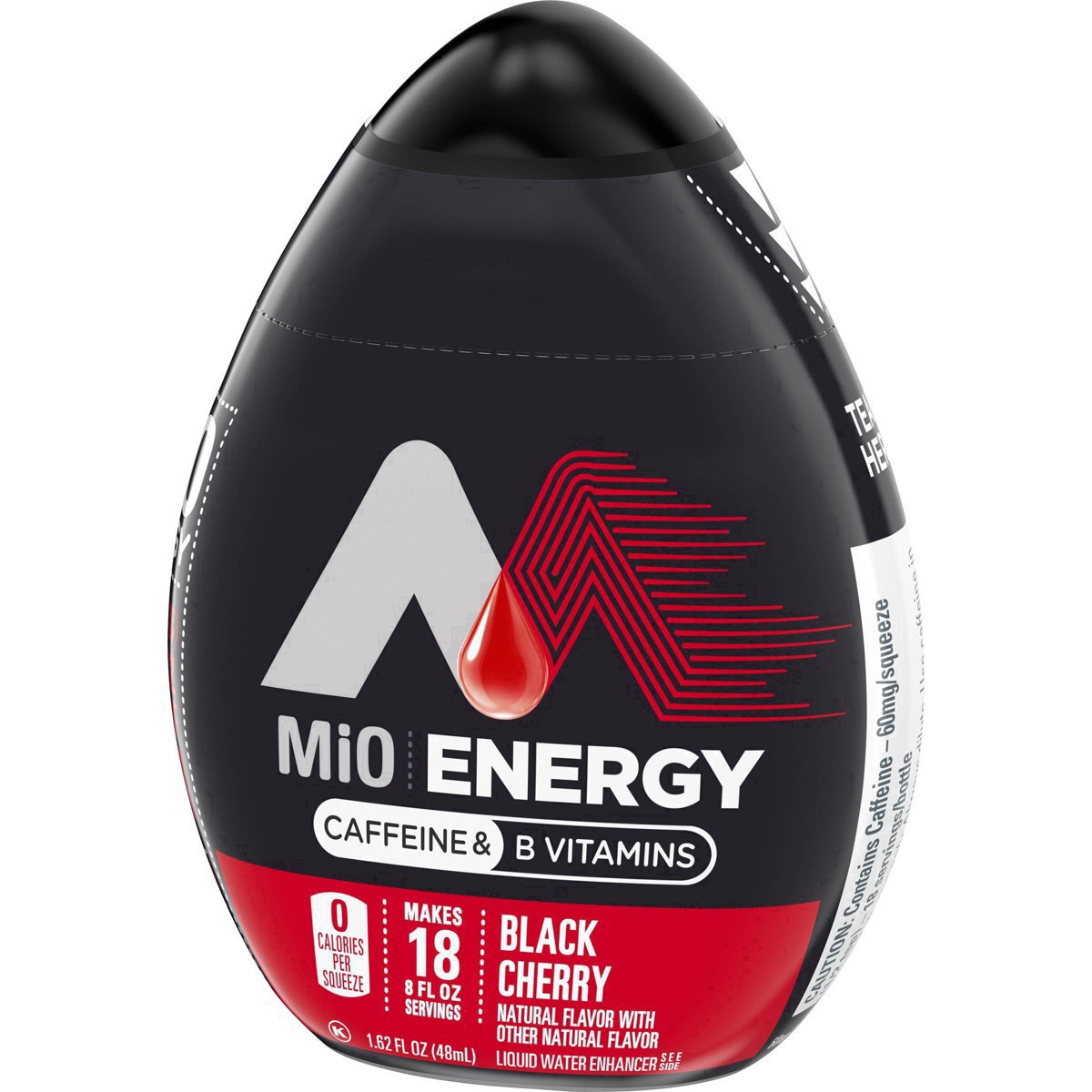 slide 50 of 90, MiO Energy Black Cherry Naturally Flavored Liquid Water Enhancer with Caffeine & B Vitamins - 1.62 fl oz, 1.62 fl oz