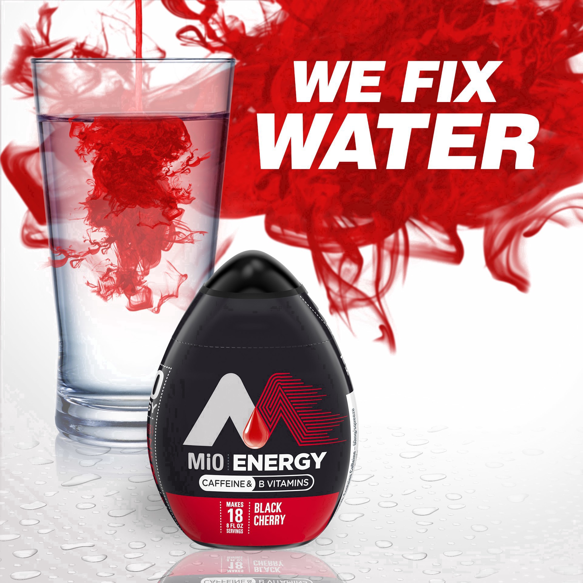 slide 36 of 90, MiO Energy Black Cherry Naturally Flavored Liquid Water Enhancer with Caffeine & B Vitamins - 1.62 fl oz, 1.62 fl oz