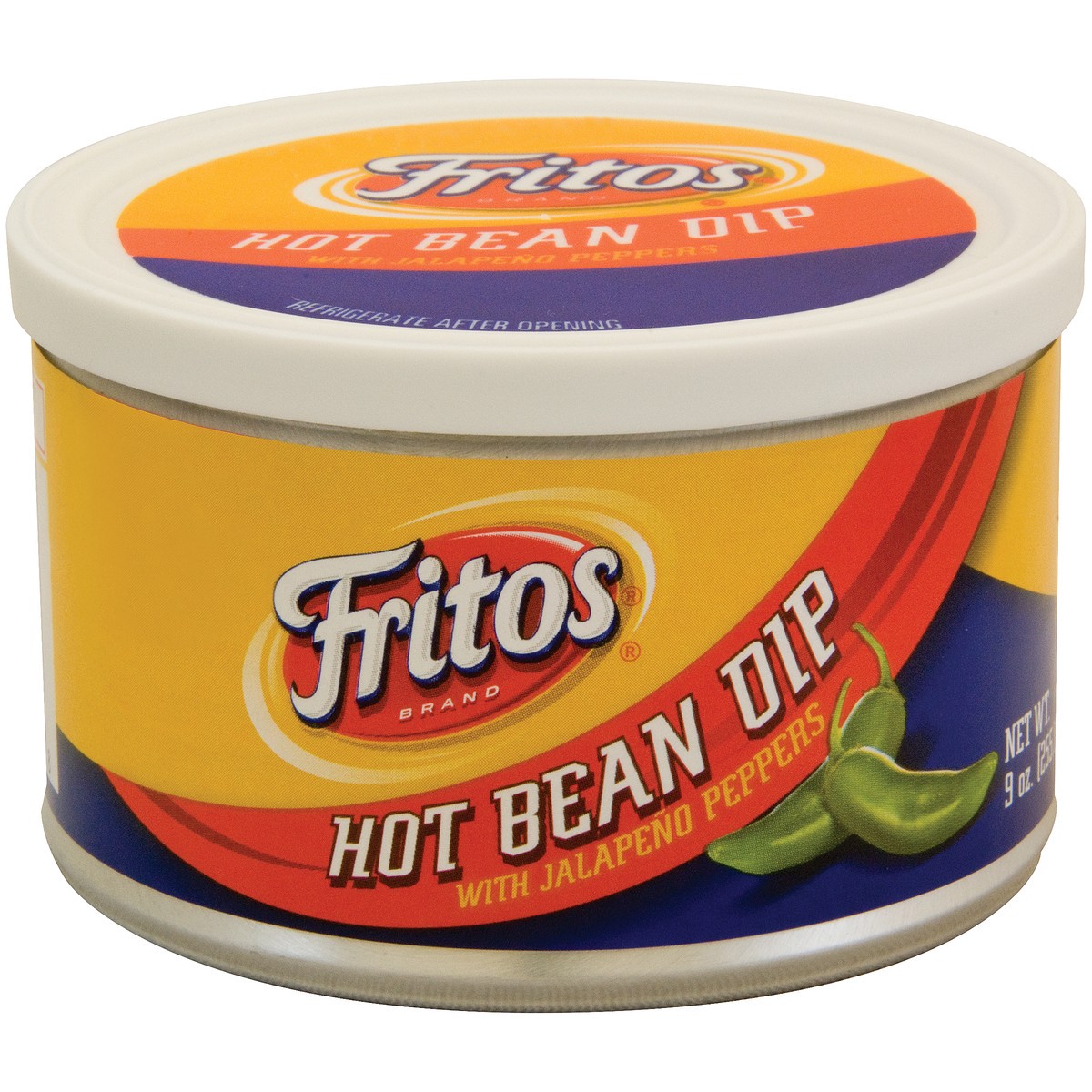 slide 3 of 3, Fritos Dip , Hot Bean with Jalapeno Peppers, 9 oz