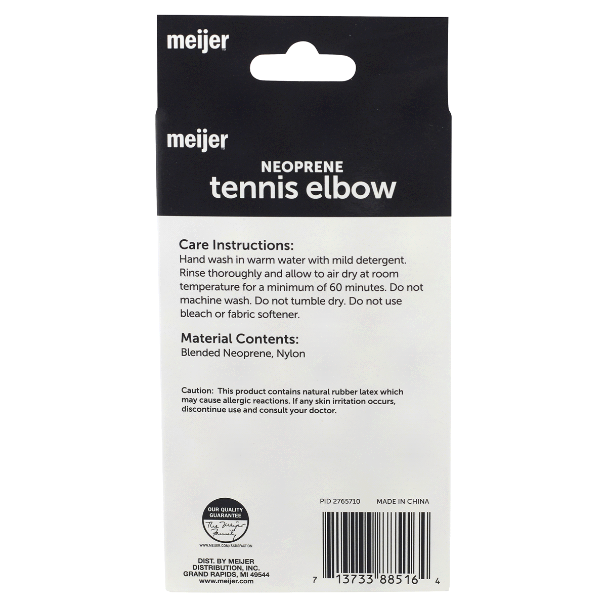 slide 5 of 5, Meijer Neoprene Tennis Elbow Adjustable Brace, 1 ct