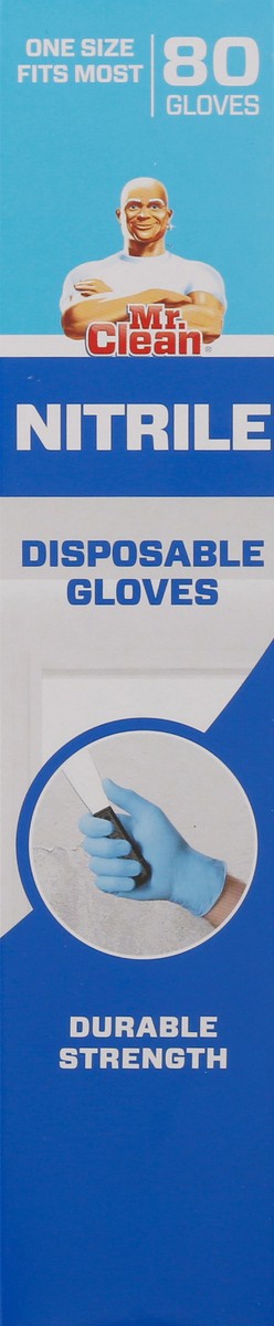 slide 3 of 14, Mr. Clean Latex-Free Nitrile Disposable Gloves 80 ea, 80 ct