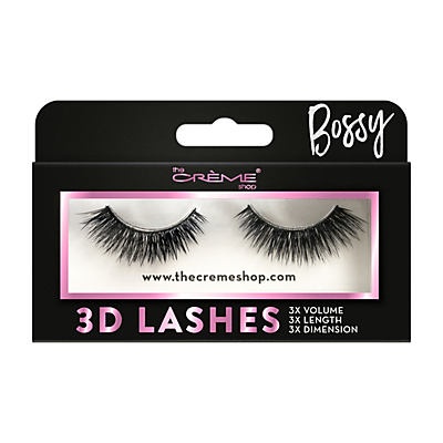 slide 1 of 1, The Crème Shop The Crme Shop 3D Lashes Faux Mink Bossy, 1 ct