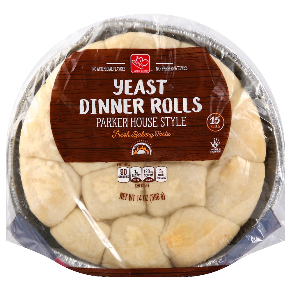 slide 1 of 1, Harris Teeter Yeast Rolls, 14 oz