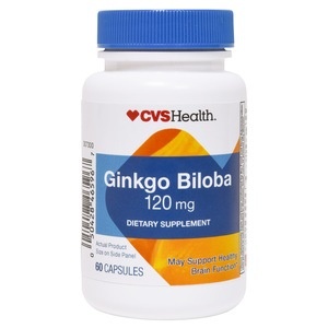 slide 1 of 1, CVS Health Ginkgo Biloba, 60 ct; 120 mg