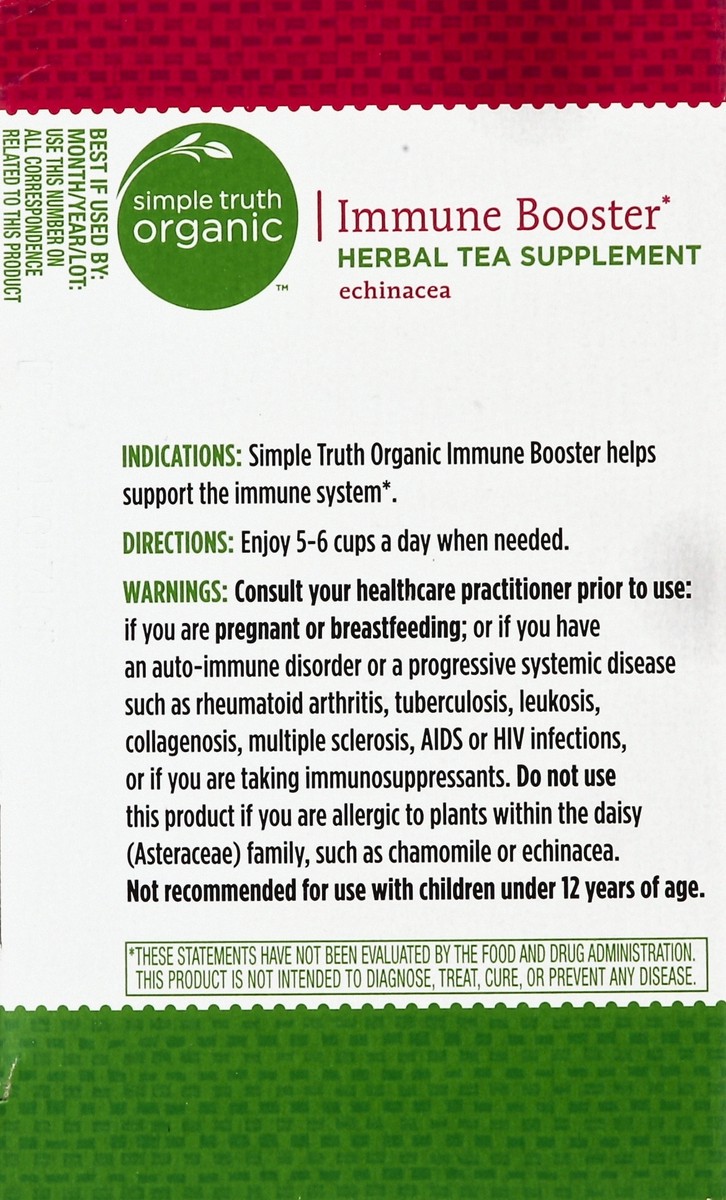 slide 4 of 5, Simple Truth Organic Herbal Tea Supplement - 16 ct, 16 ct