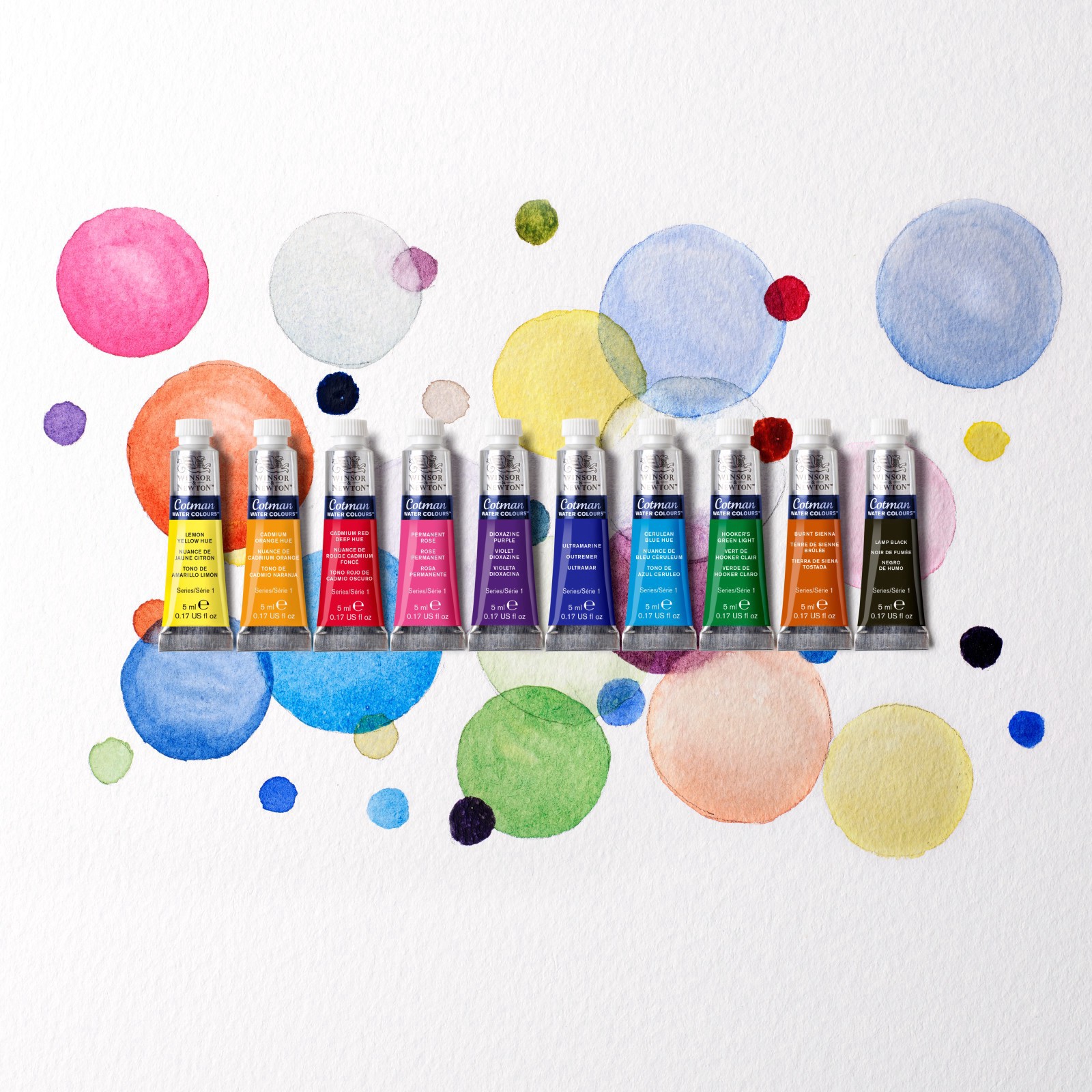 slide 4 of 11, Winsor & Newton Cotman Water Colours 10 Color Paint Set, 0.17 fl oz