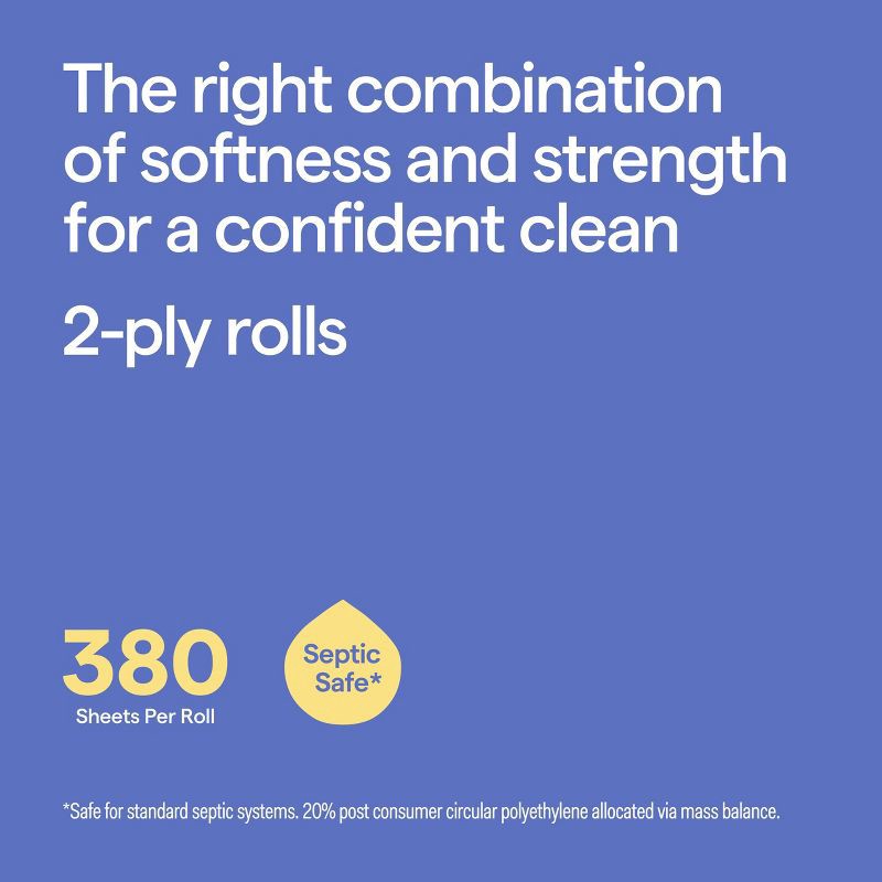 slide 4 of 4, Soft & Strong Toilet Paper - 30 Rolls - up&up™, 30 ct