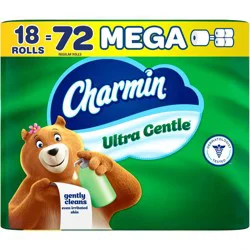 Charmin Ultra Gentle Toilet Paper - 18 Mega Rolls