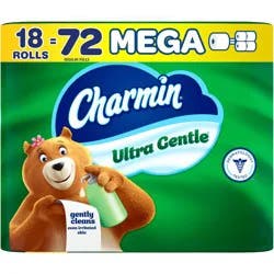 Charmin Ultra Gentle Toilet Paper - 18 Mega Rolls