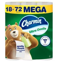 Charmin Ultra Gentle Toilet Paper - 18 Mega Rolls