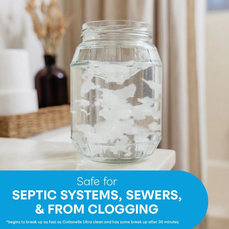 slide 6 of 8, Cottonelle Ultra Clean Strong Toilet Paper - 30 Mega Rolls, 1 ct