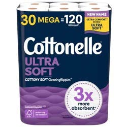 Cottonelle Ultra Soft Toilet Paper - 30 Mega Rolls