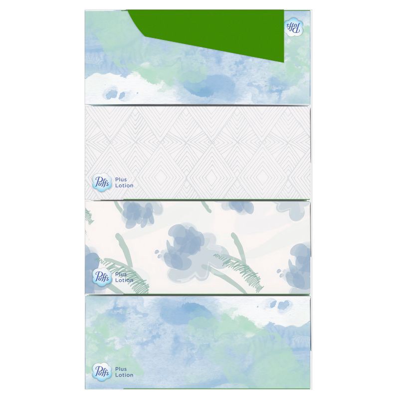 slide 15 of 16, Puffs Plus Lotion Facial Tissue - 4pk/496ct, 4 ct, 496 ct