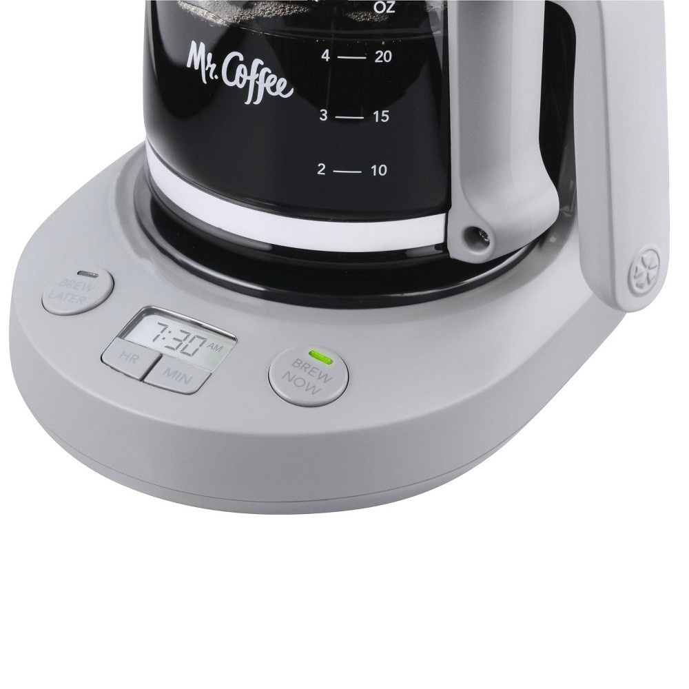 slide 4 of 5, Mr. Coffee 5-Cup Programmable Coffee Maker - Pewter, 1 ct