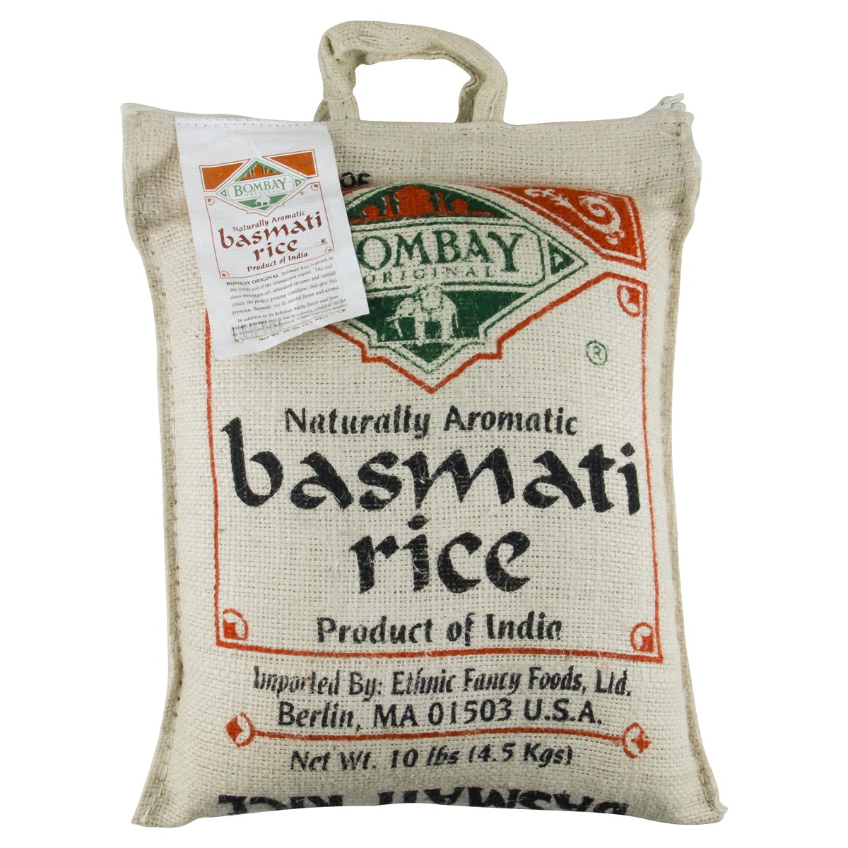 slide 2 of 2, Bombay Rice Basmati, 10 lb