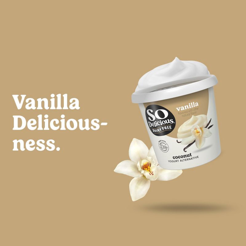 slide 3 of 11, So Delicious Dairy Free Vanilla Coconut Milk Yogurt - 24oz, 24 oz