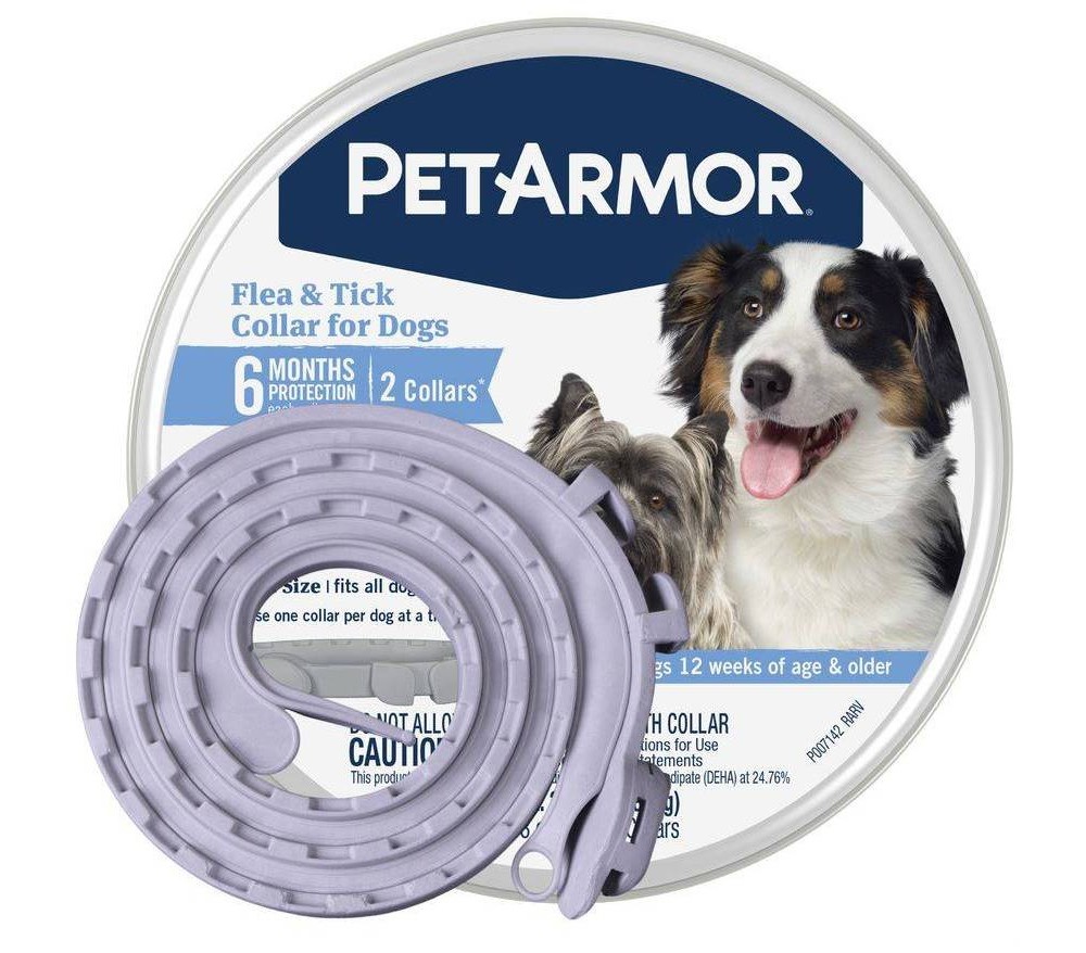 slide 3 of 5, PetArmor Pet Armor Flea and Tick Collar for Dogs, 2 ct