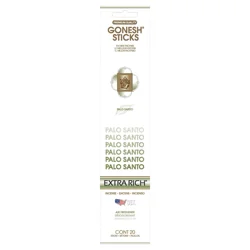 Gonesh Incense Extra Rich Palo Santo Incense Air Freshener 20 ea