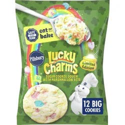 Pillsbury Ready-to-Bake Lucky Charms Sugar Cookie Dough - 14oz/12ct