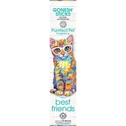 Gonesh Incense Purrrfect Pet Fragrance Incense Air Freshener 30 ea