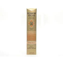Gonesh Incense Gonesh Sticks Incense Air Freshener, Sandalwood, 20 Each