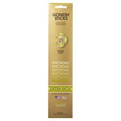 Gonesh Incense Extra Rich Patchouli Incense Air Freshener 20 ea