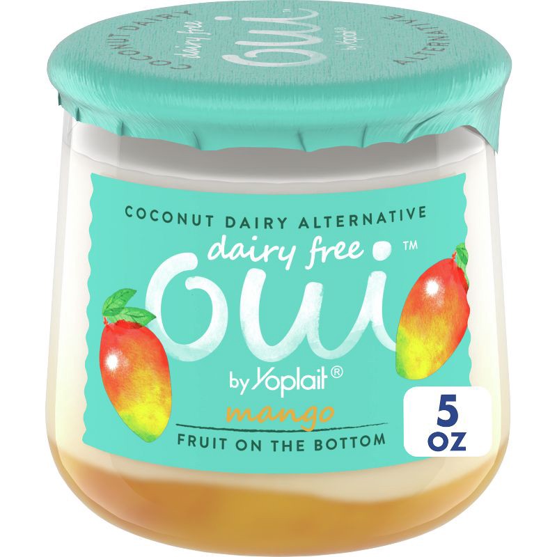 slide 1 of 8, Oui by Yoplait Dairy-Free Mango Yogurt - 5oz, 5 oz