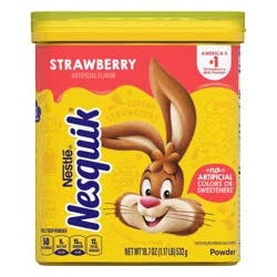 Nestle Nesquik Strawberry Flavor Powder Drink Mix for Strawberry Milk - 18.7oz