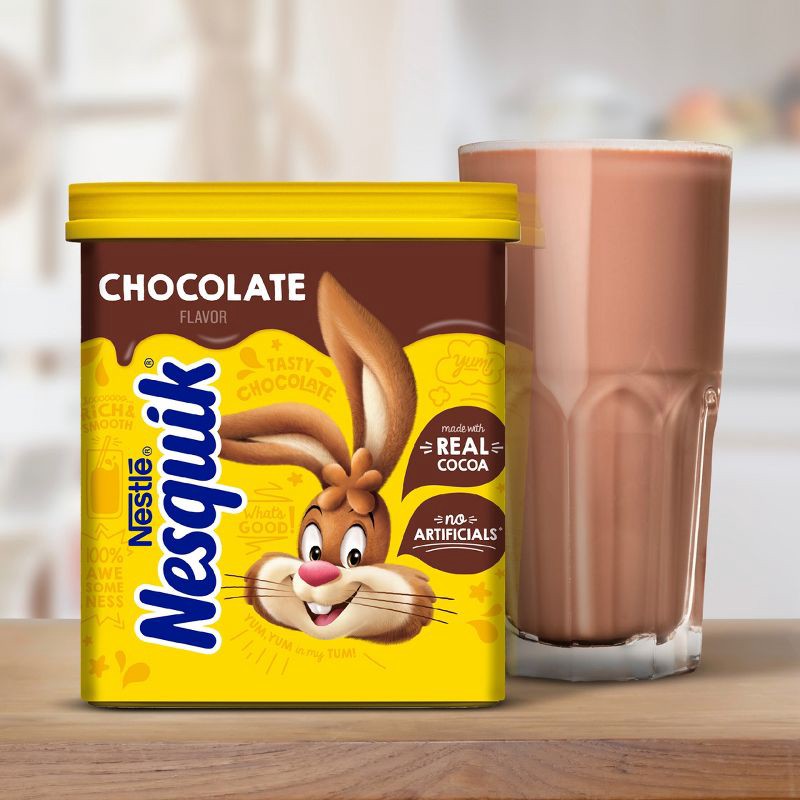 slide 2 of 7, Nestle Nesquik Chocolate Flavor Powder Drink Mix for Chocolate Milk - 20.1oz, 20.1 oz