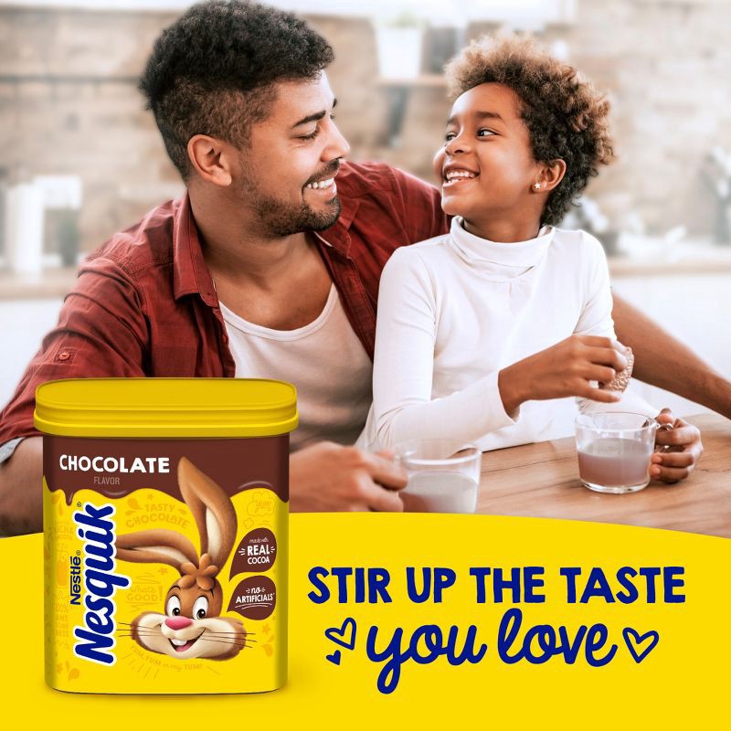 slide 4 of 7, Nestle Nesquik Chocolate Flavor Powder Drink Mix for Chocolate Milk - 20.1oz, 20.1 oz
